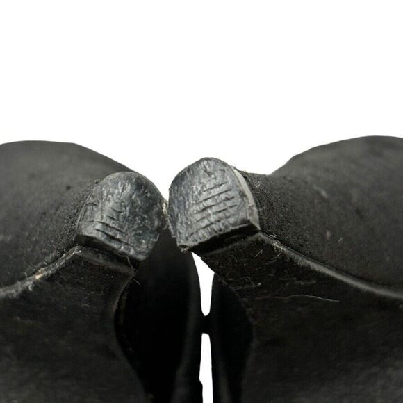 Rocket Dog Black Fabric Ruched Round Toe Stiletto Heel Pumps Size 8.5 M‎ - Picture 10 of 12